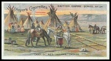 34 Camp of Red Indians, Canada